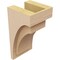 Ekena Millwork 6"W x 6"D x 12"H Wide Rivera Rough Cedar Woodgrain TimberThane Corbel, Primed Tan CORUR06X06X12RIVRCPR - alternate 6